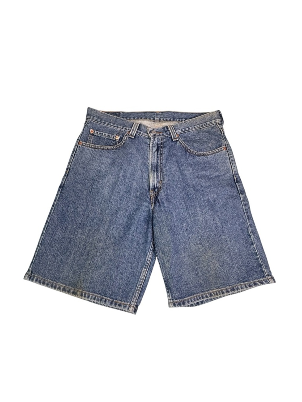 Levi's 550 Men's Relaxed Blue Jeans Shorts Size 34